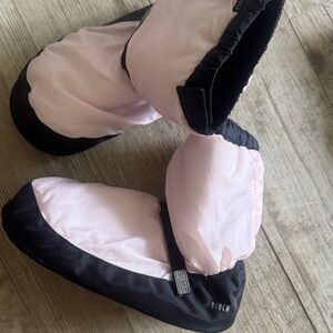 Bloch Pink and Black Kids Shoes